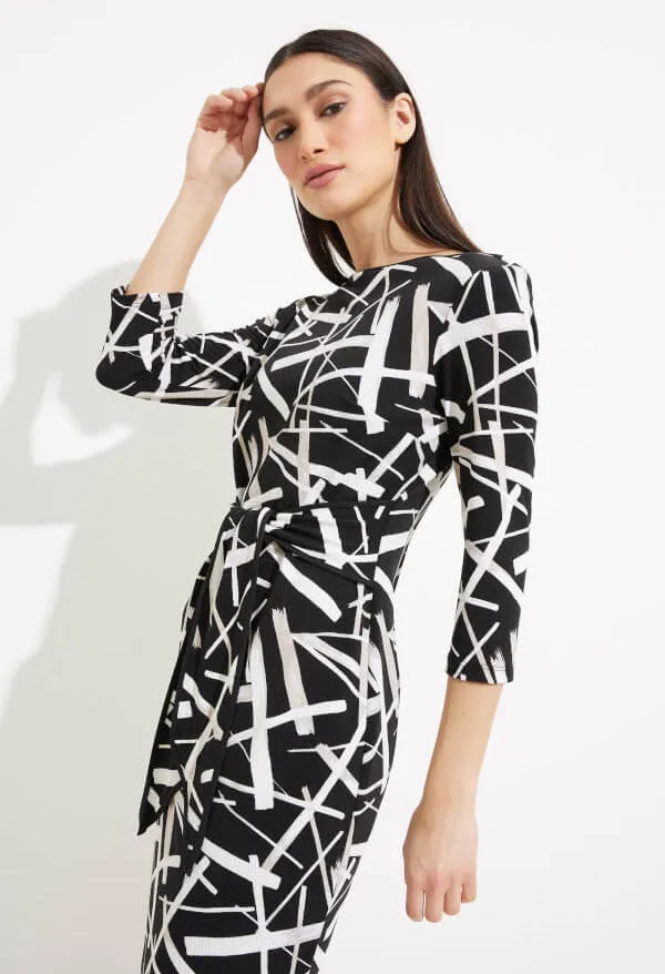 Abstract Print Dress-2