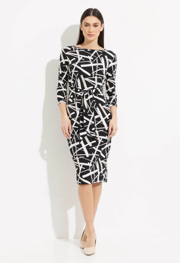 Abstract Print Dress-2