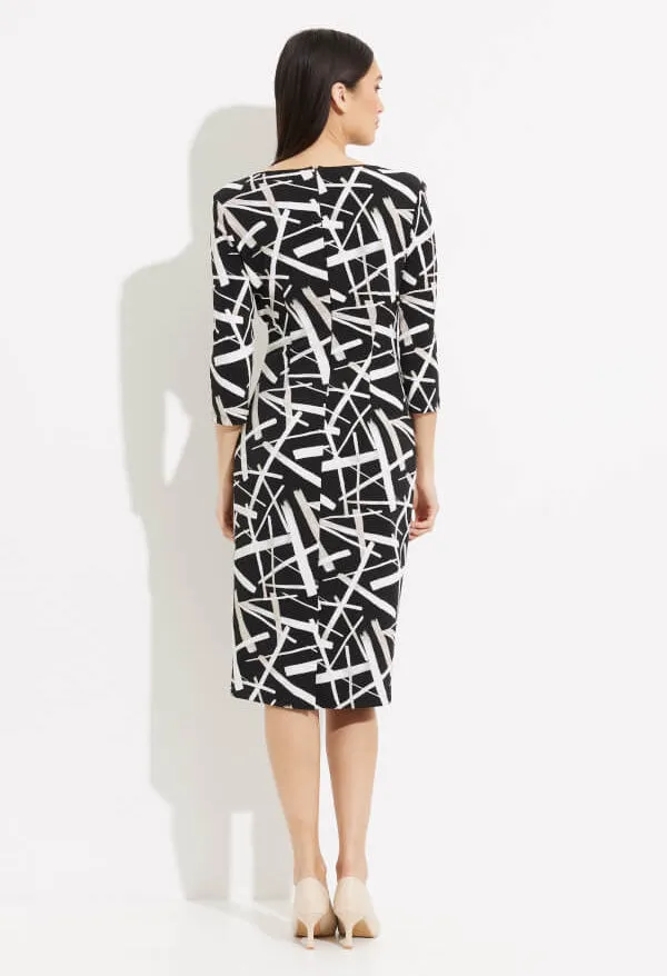 Abstract Print Dress-2