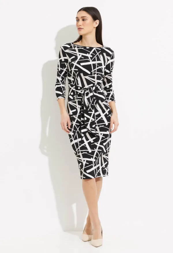 Abstract Print Dress-2