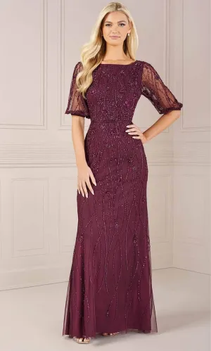 Adrianna Papell Platinum 40443 - Beaded Evening Dress