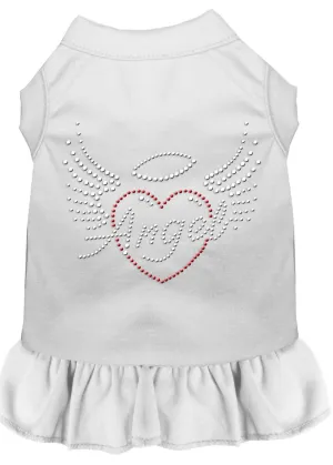 Angel Heart Rhinestone Dress White Lg (14)