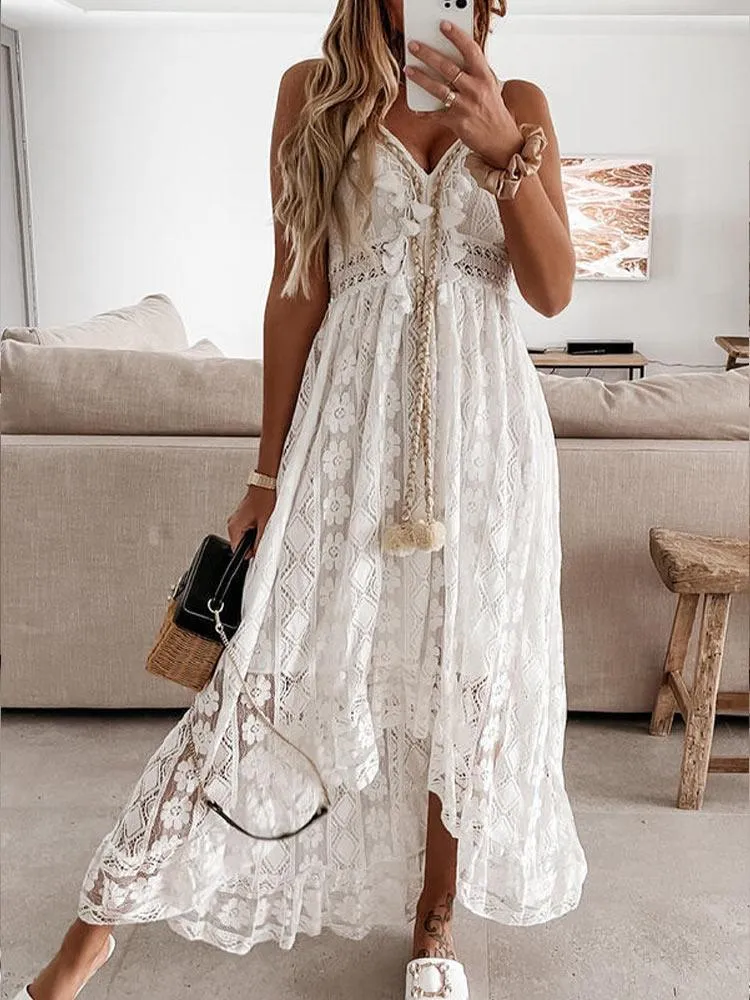 Bohemian Maxi Lace Dress