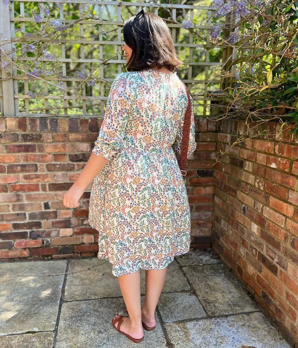 Brakeburn Floral Paisley Midi Dress