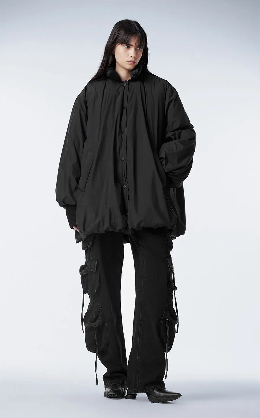 Coat / JNBY Oversize Bud-design Mid-length Down Coat