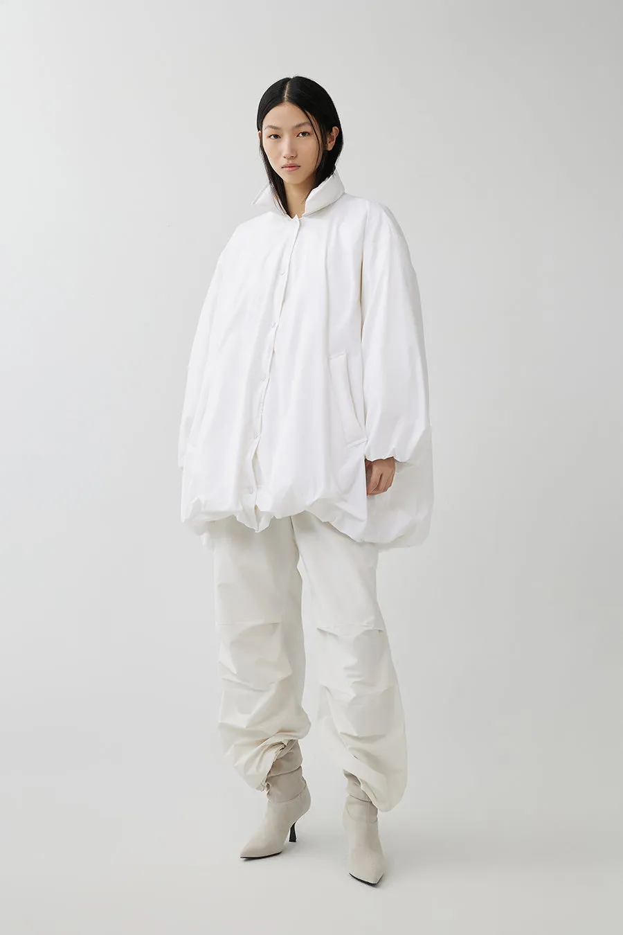 Coat / JNBY Oversize Bud-design Mid-length Down Coat