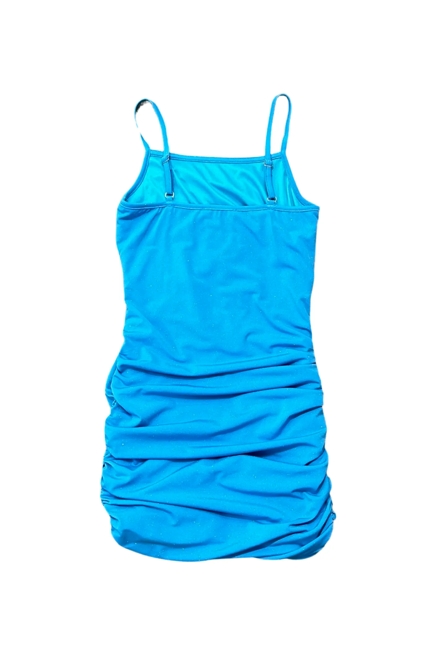 Glitter Ruched Tank Dress