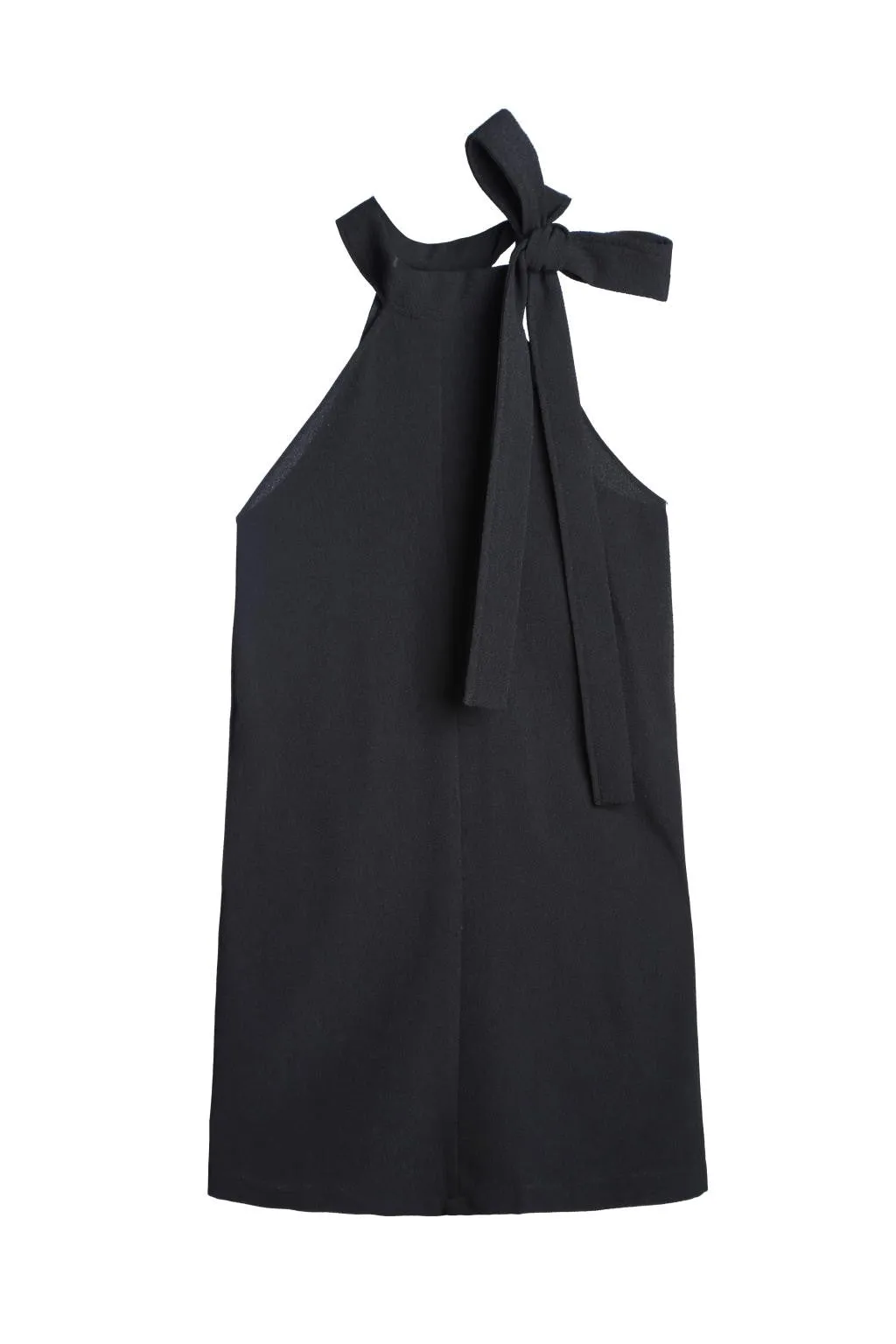 Halter Neck Butterfly Ties Dress