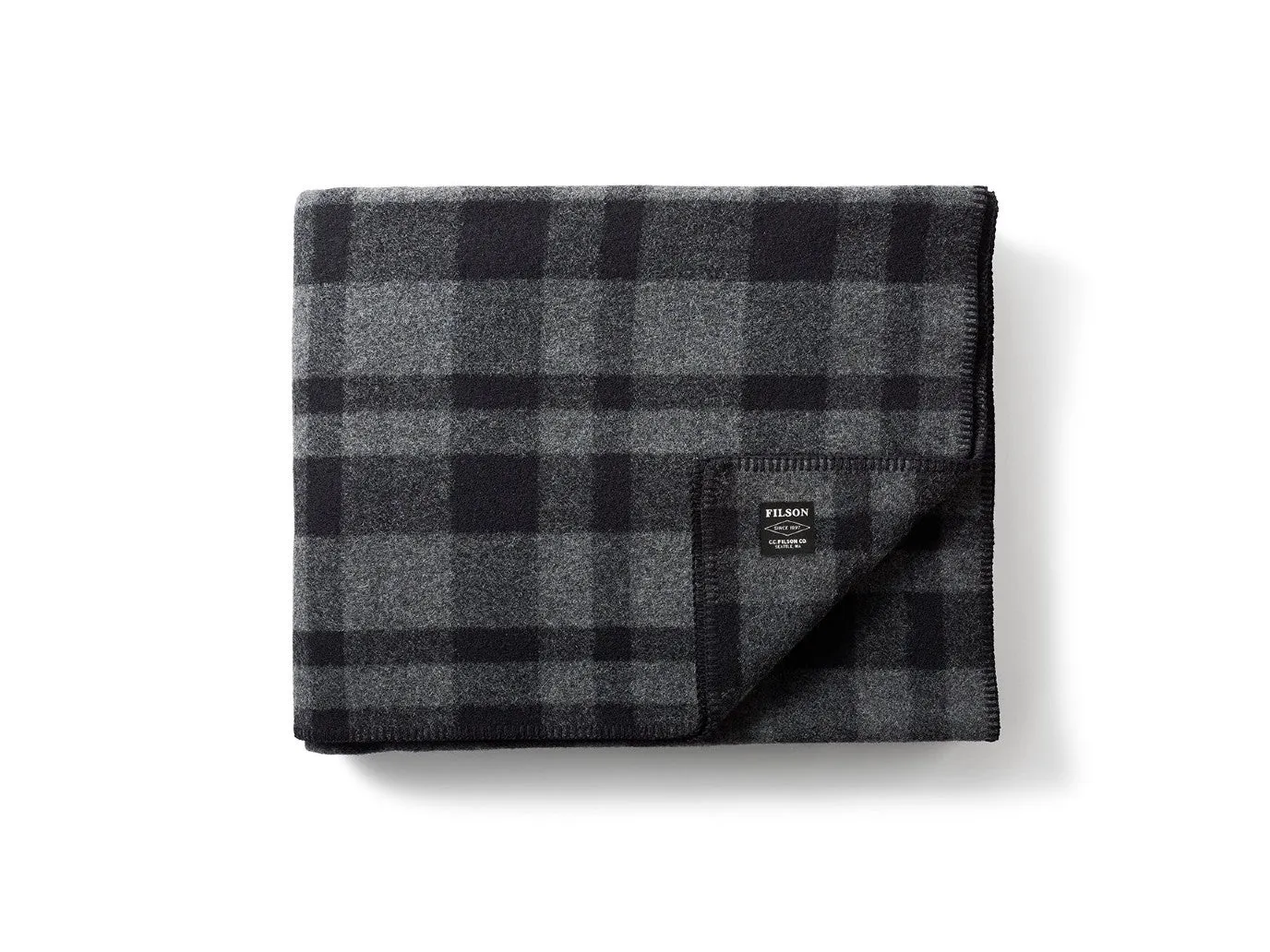 Mackinaw Blanket Gray Black