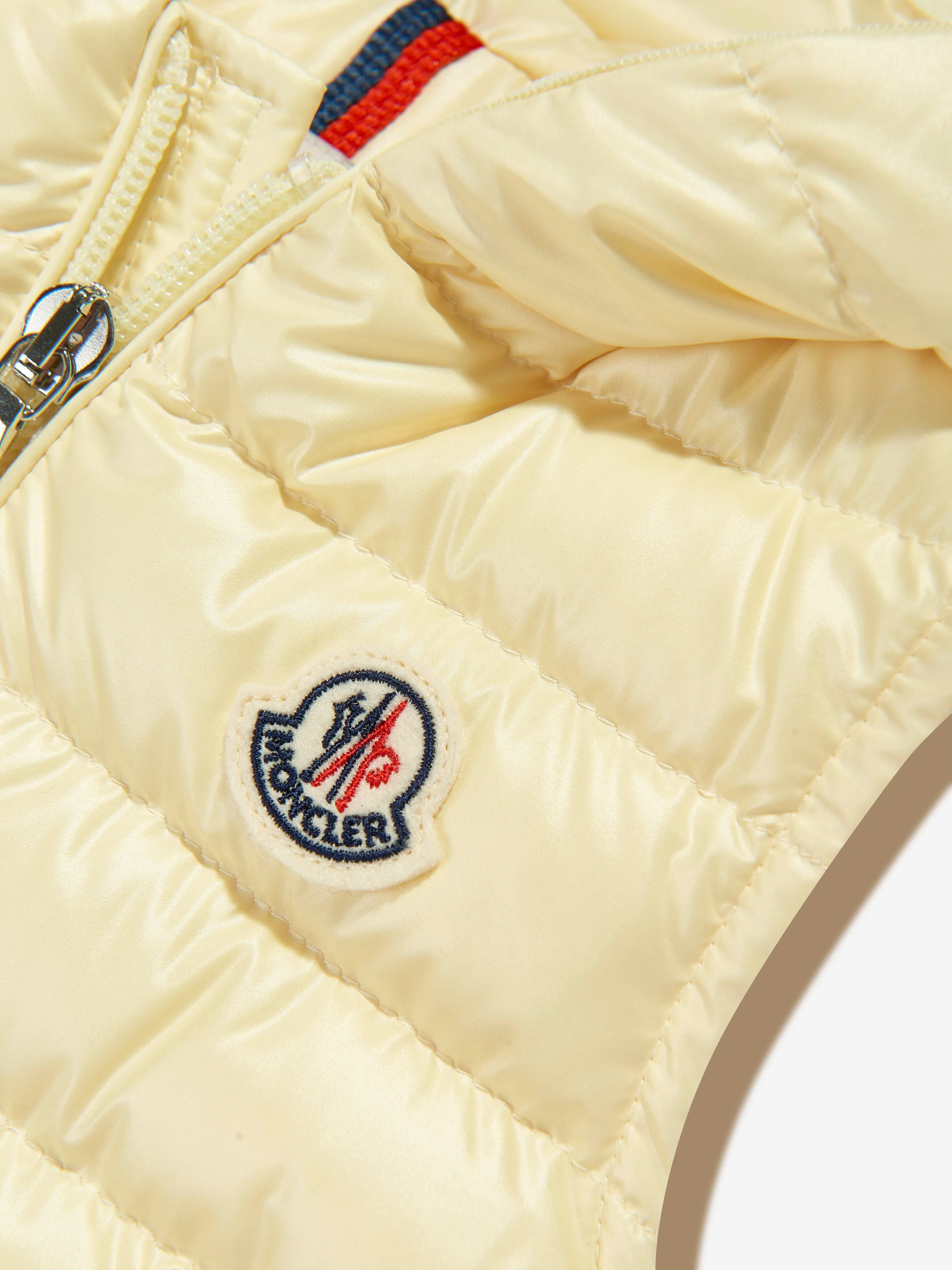 Moncler Enfant Baby Boys Down Padded Couronne Gilet in Yellow