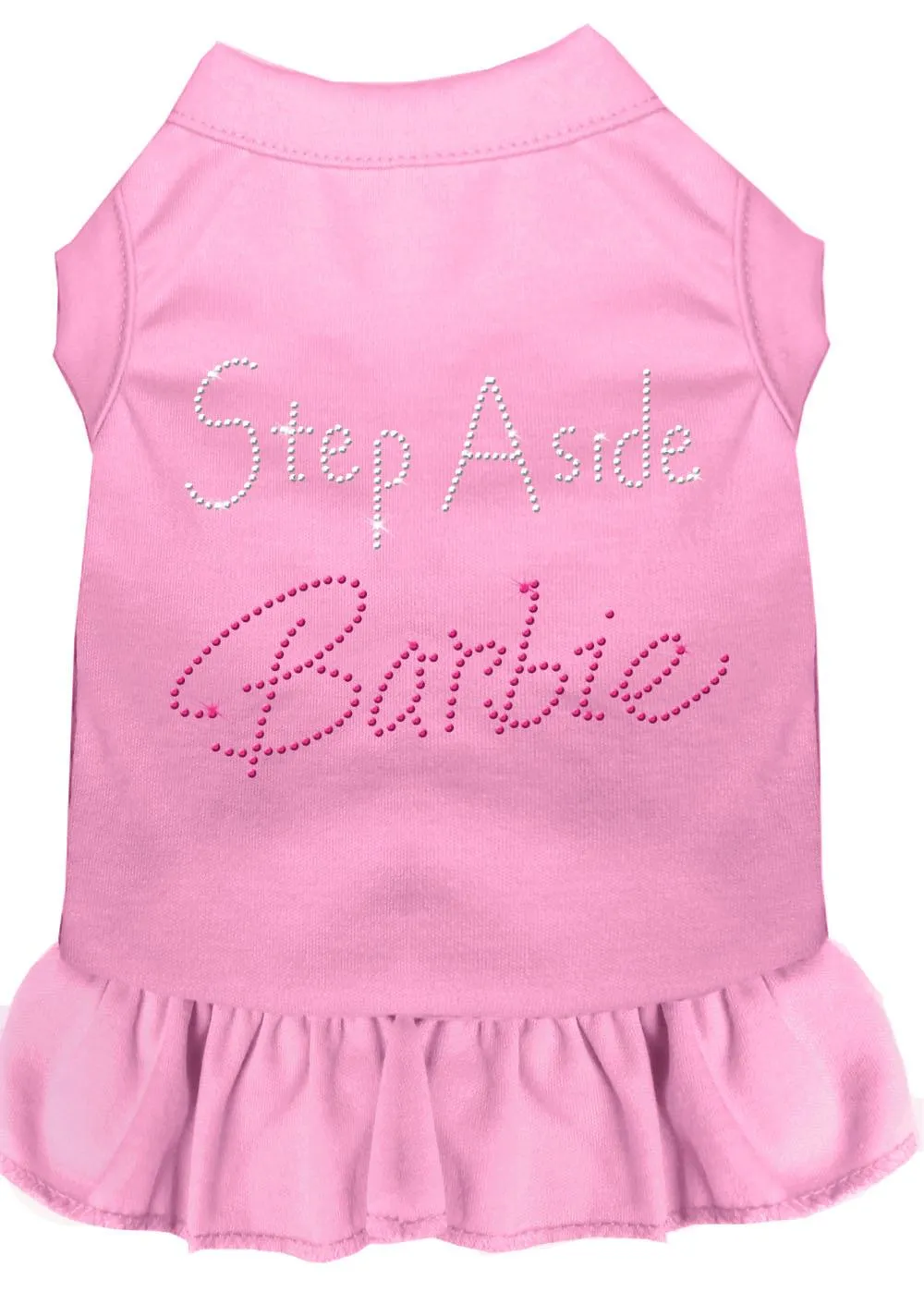 Step Aside Barbie Rhinestone Dress Light Pink Xl (16)