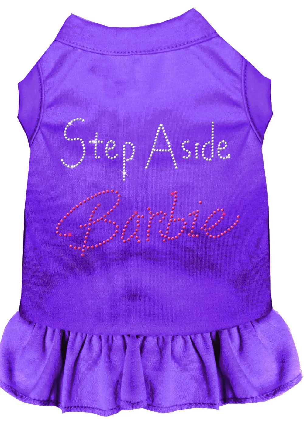 Step Aside Barbie Rhinestone Dress Purple Sm (10)