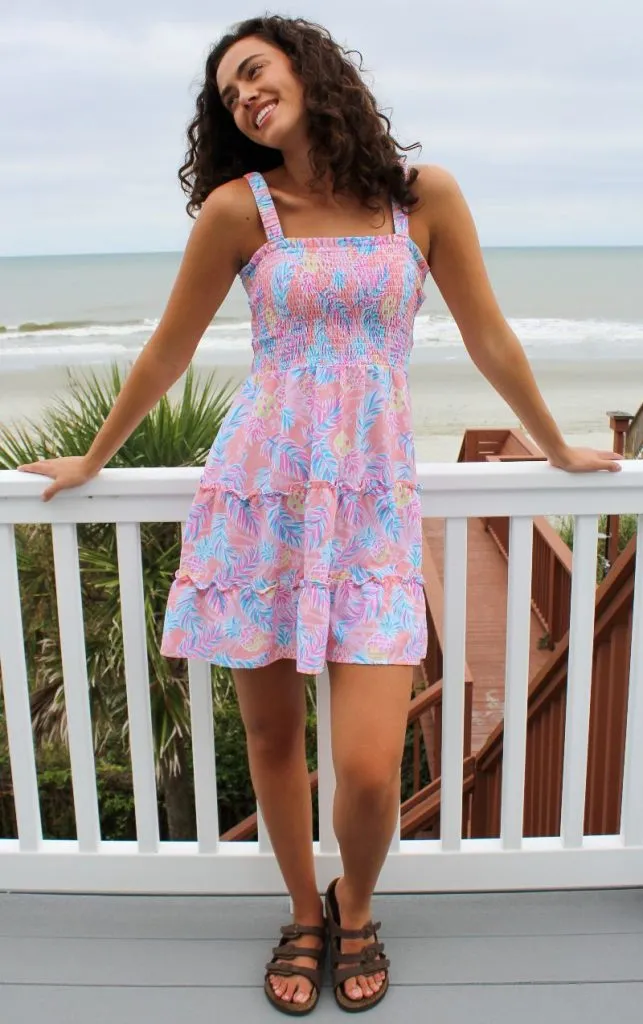 Sweet Summertime Dress in Pineapples