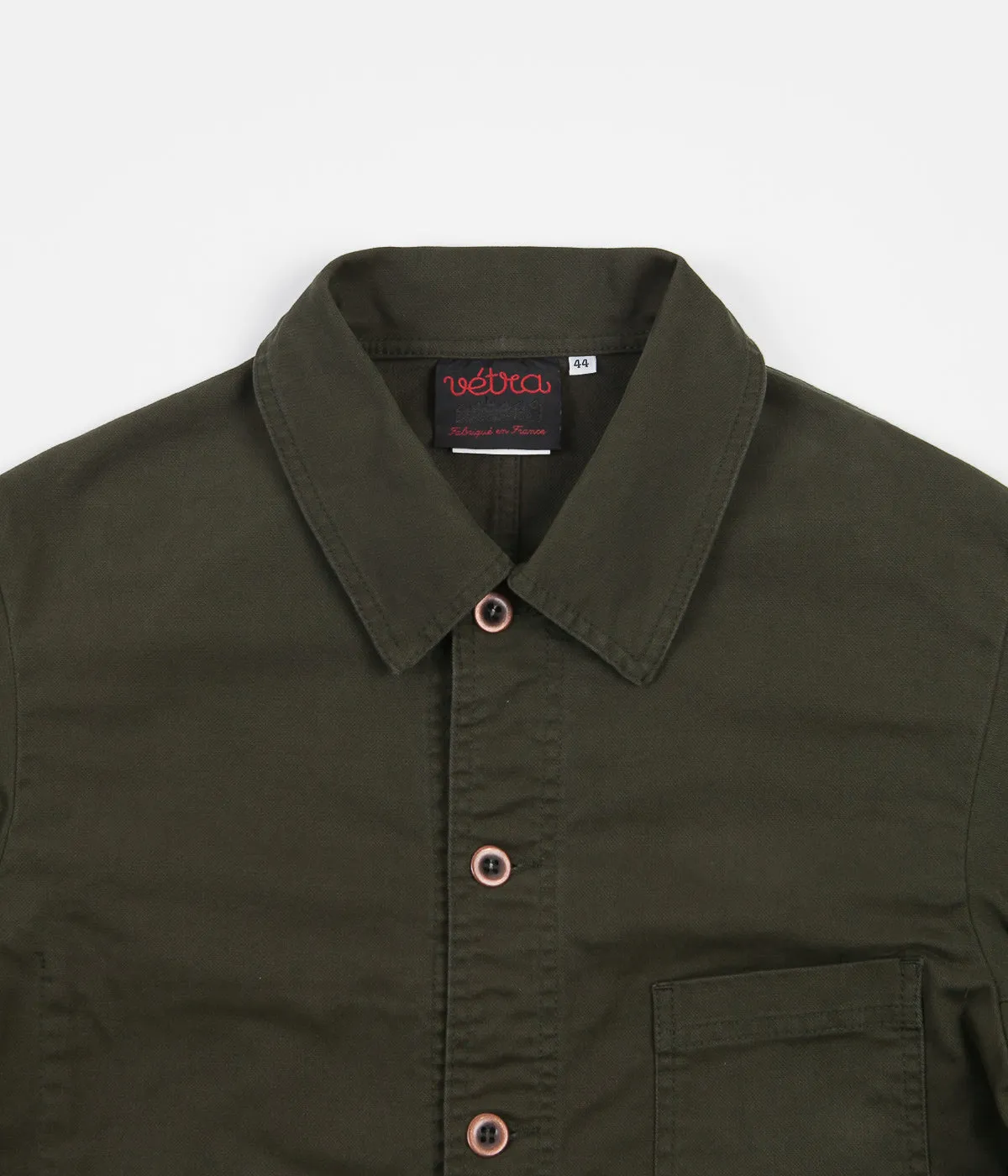 Vetra 5C Short Twill Workwear Jacket - Dark Khaki