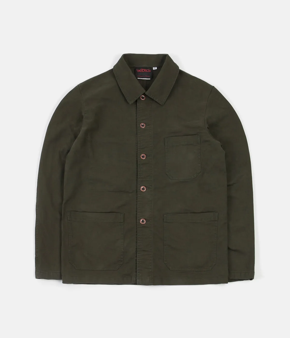 Vetra 5C Short Twill Workwear Jacket - Dark Khaki